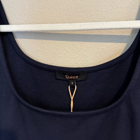 Quince Cotton Mixed Media Tank Dress - Picture 3 of 8